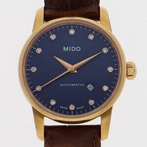 WATCH MIDO M76003658 Baroncelli blue SS/leather AT
